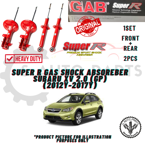 SUBARU XV 2.0 (GP) (2012Y2017Y) (FRONT+REAR)GAB SUPER R SPORT PREMIUM