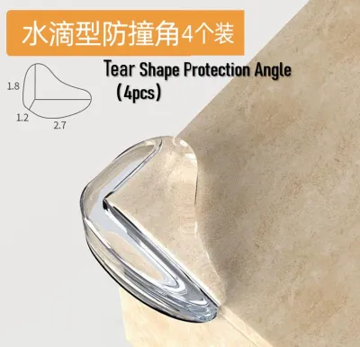 （4pcs）Table Cabinet Protection Angle Kids Baby Safety Edge Guard 【RococoShop】