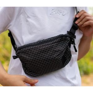 KKN Dyneema Outdoor Zip Pack Travel Tactical Waist Pouch with Belt for Hiking Riding Trekking Gear Backpacks Chest Lightweight Bag