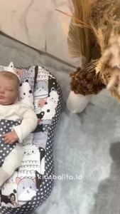 PREMIUM KASUR BAYI MULTIFUNGSI SOFA DENGAN GESPER SAFETY BELT PREMIUM TEBAL FREE BANTAL PEYANG CROWN