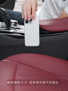 กล่องเก็บใส่ของสำหรับเบาะรถยนต์ที่มีความทนทานสูงใช้งานได้จริงสำหรับคนขับและด้านข้างผู้โดยสารเพื่อป้องกันสินค้าสูญหาย