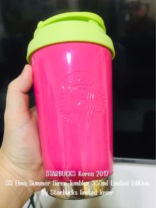 #แก้วสตาร์บัคส์ตระกูลหายากจากสตาร์บัคส์เกาหลีค่ะ Starbucks Korea Elma Summer  Collection 2017 12oz  ตอนนี้ไม่มีวางจำหน่ายแล้ว แก้วสตาร์บัคส์เกาหลี ของแท้100%ของแท้