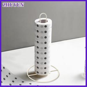 ZHUYUN Iron Kitchen Roll Paper Towel Holder Bathroom Paper Towel Holder Dining Table Vertical Napkin Holder Kitchen Storage Rack