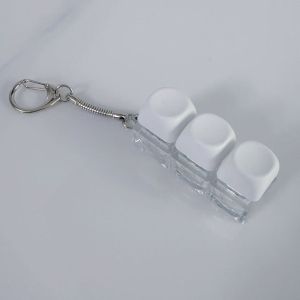 OKKFINE 3/9 Keys Finger Keyboard Key Button Stress Relief Keycap Keychain Relaxing Pass The Time Clicker Toy Adult