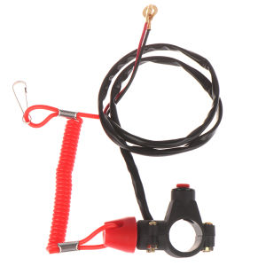 438178 ZXC ATV Motorcycle Boat Tether Lanyard Emergency Kill Stop Engine Switch Push Button