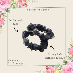 JOSEI High Quality Hair Tie Ponytail Women Thick Thin Hair Elastic Bands [RB320]