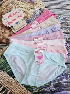 Combo 10 Quần Lót Thun Tăm BIG SIZE (3089) Size: 60 - 75 Kg Bản Lưng To Ôm BụngHàng Loại 1 - Đồ Lót Quỳnh Anh