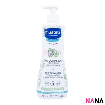 Mustela Gentle Cleansing Gel (Hair and Body Wash) 500ml (EXP:02 2027)