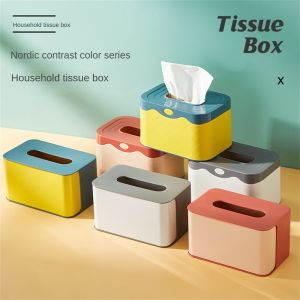 【In Stock】Tissue Box Holder Toilet Household Storage Napkin Paper