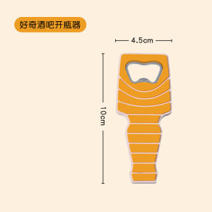 24K Cute Design Magnetic Bottle Cap Opener  Cartoon Beer Bottle Corkscrew KP429