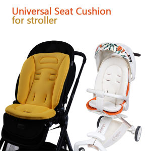 Baby Stroller Cushion Universal Soft Comfortable Seat Mat Breathable Pad Thickened Cotton Pram Mattresses Stroller Accessories