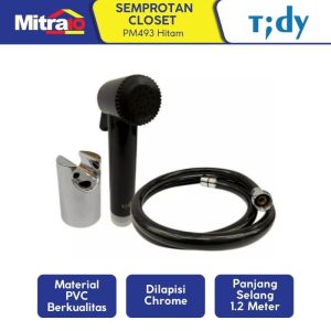 Tidy Jet Shower Kloset PM493 Hitam 1.2 Meter