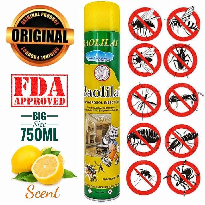 JVL Genuine BaoliLai Aerosol Insecticide Spray Mosquito Spray Mosquito