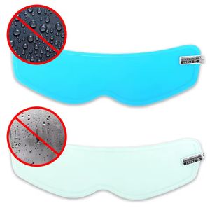 2PCS Upgraded Helmet Anti Fog & Rain Film Universal Motorcycle Visor Shield Sticker Nano Tech HD Clear Vision Moto Accessories for All Seasons