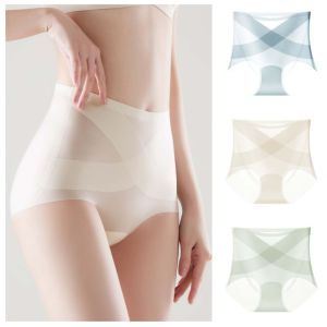 HEALMEYOU Quần lót cao cấp Quần lót lụa mỏng Đồ lót định hình Thu gọn bụng Quần lót nâng mông Đàn hồi Gen nịt bụng Máy định hình thon gọn Mùa hè mùa xuân