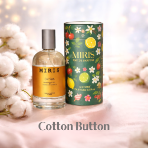 Cotton Button Women’s Perfume | Fresh Clean Floral Everyday Scent | Miris 50ml/100ml EDP