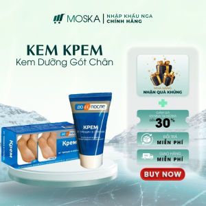 Kem KPEM Nga 50G - Kem Bôi Nứt Gót Chân Khô Da Chân Nẻ Chân Gót Chân Chai Sạn Cải Thiện Nứt Sâu Trầy Xước Gót Chân Dưỡng Gót Chân Giúp Da Chân Mềm Mại Tăng Độ Đàn Hồi Cho Gót Chân Giữ Ẩm Cho Da Chân Làm Hồng Gót Chân Tái Tạo Da Gót Chân | Moska