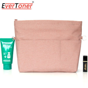 EverToner Tote Cosmetic Bag Suitable for Women Tote Bag High Quality Oxford Cloth Make Up Organizer Insert Bag Travel Inner Purse