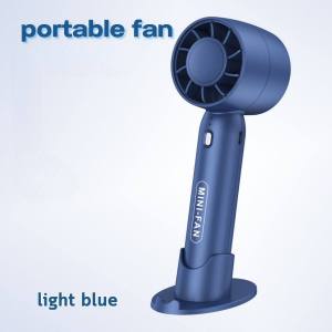Superconducting cooling 16℃ Portable Handheld Fan High speed Strong Wind 100 Gear Adjustable Speed Type-c Rechargeable Mini Fan with LED digital display For Commuting To Work And Outdoor Sports
