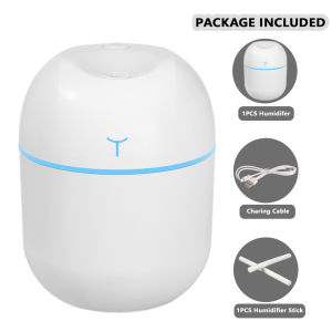 220ml 3 In 1 Ultrasonic Air Humidifier Oil Essential Diffuser with LED Light for Home Car Usb Fogger Mist Mak
