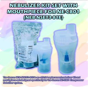 NEBULIZER KIT SET WITH MOUTHPIECE FOR NE-C801/C28 (NEB-NSET3-81E)