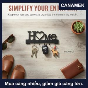 【CANAMEK】 Nhà tình yêu hình chủ chốt với móc-không khoan treo tường kim loại tổ chức cho phòng khách trang trí giá treo chìa khóa Móc Treo Tường