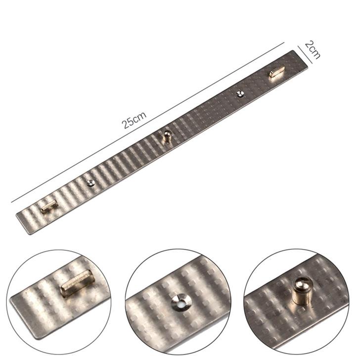 Loviver Comic Tool Ruler Animators Tool No Scale 3 Holes Stainless ...