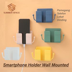Shelf Wall Mounted Phone/ Remote/ Plug Holder Storage Box Pemegang Fon/ Alat Kawalan Jauh Lekat Dinding