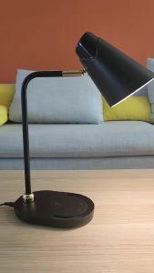 eye-protecting desk lamp stepless dimming three-color temperature student reading led desk lamp