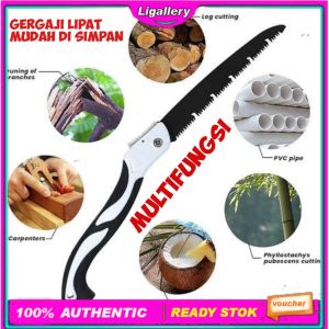 Gergaji Kayu Pisau Gergaji Lipat Anti Karat Alat Potong Gergaji Kayu Portabel Mini Gergaji Pangkas Super Tajam Gergaji Lipat Portable