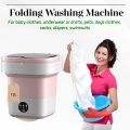 Mini Portable Washing Machine 12L Foldable Washer with 3 Wash Programs, Compact Laundry for Baby Clothes, Socks. 
