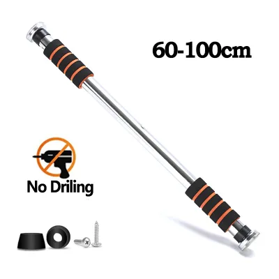 【Max Support 100KG】Doorway Pull Up Bar Home Gym Adjustable for 60-100cm Horizontal Bars Fitness