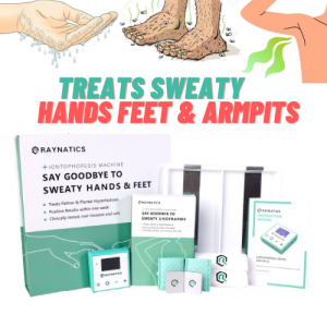 Raynatics Total Full Set Hand Foot Underarms Care Machine to Cure Sweating of Sweaty Palms Feet and Armpits
