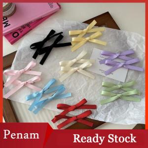 [PAM] 2PCS Sweet Cute Bowknot Hair Clip Sweet Ballet Bow Hairpin Clip Korean Style All-match Hair Clips Girl Headwear Hair Accessories