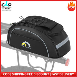 Waterproof Cycling Bicycle Insulated Cooler Bag MTB Bike Trunk Bag Rear Rack Bag Storage Luggage Carrier Bag Pannier