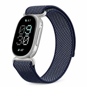 Nylon Loop Sport Braided Watch Strap for Google Fitbit Edge