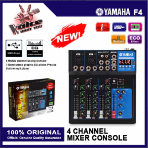 4 Channel Audio Mixer With Bluetooth