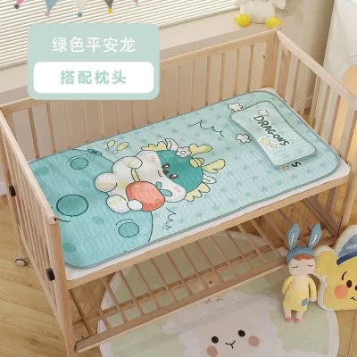 Chiếu điều hòa cao su non kèm gối cho bé họa tiết 5D
