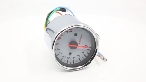Đồng hồ tốc độ xe máy với đèn nền LED phong cách cổ điển máy đo tacho không gỉ Phụ Kiện Xe Máy 13000 vòng/phút truy cập