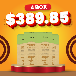 Tiger Milk King Botanical Beverage - Calamansi Lime and Tiger Milk Mushroom - Lung Refresher - Malaysia National Treasure