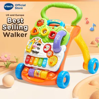 VTech Sit to Stand Learning Baby Walker 3 in 1 multifunctional with Speed Control & Music kereta by walker baby safety Boys Girls Toys Baby Push Walker Toys Trolley Walker for 6-12 months 9 months 1 years 1.5 years 3 years
