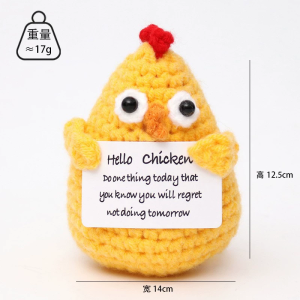 SGSufficient inventory READY STOCK Positive Energy Emotional Toys Potatoes Crochet Pickle Knitted Graduation Home Decoration Gift