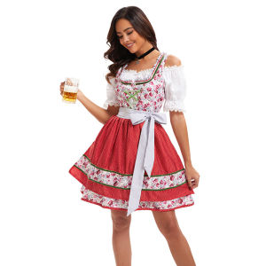 Halloween costume Bavarian maid outfit German Oktoberfest stage performance costume performance attire