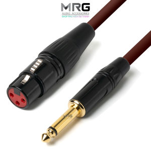 Dây Canon Cái Ra 6 Ly dài 0.5m-1m-2m-3m-5m-8m-10m (XLR-Female to TS 1/4inch) dây kết nối tín hiệu âm thanh từ đầu jack canon cái sang đầu jack 6ly 6.5mm dây cắm micro sang amply mixer vang số vang cơ.