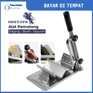 KIRIM CEPAT JKT KNIFEZER Alat Pemotong Daging Tipis Buah Vegetables Meat Slicer /  Pengiris Sayuran Buah Daging Beku Stainless Steel Meat Slicer / Alat Pemotong Daging dan Tulang Multifungsi BX002
