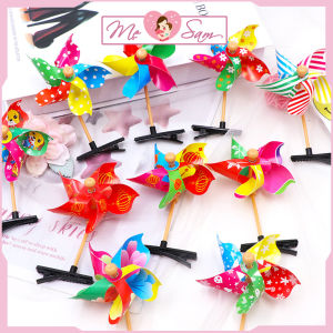 Kẹp tóc chong chóng 7 màu cho bé xinh xắn thời trang Hàn Quốc Shop Mẹ Sam