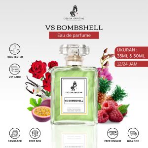 Delisa Extrait De Parfume VS Bombshell Premium - Glamory Seksi Aroma Manis Memikat Elegan