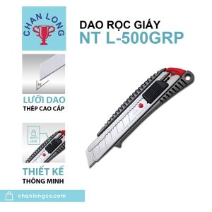 Dao cắtdao rọc giấy chính hãng NT CUTTER L-500 GRP nhật bản thân kim loại metansiêu béncắt dacắt rậpdecalnhựa Vynil