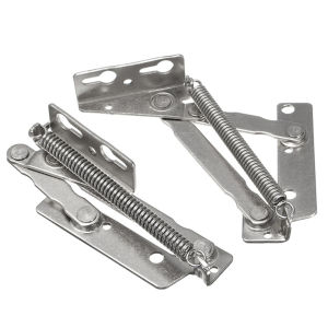 Support 2pc/set Sofa Closet Kitchen Cabinet Folding Hinge Furniture Connection Sprung Hinges Hardware Accessories