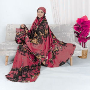 Mukena Rayon Dewasa Bali Traveling Cantik Bahan Lembut dan Adem